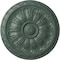 Ekena Millwork Kirke Ceiling Medallion (Fits Canopies up to 3 3/4"), Hand-Painted Cloud Burst, 15 3/4"OD x 5/8"P CM16KICBF - alternate 1